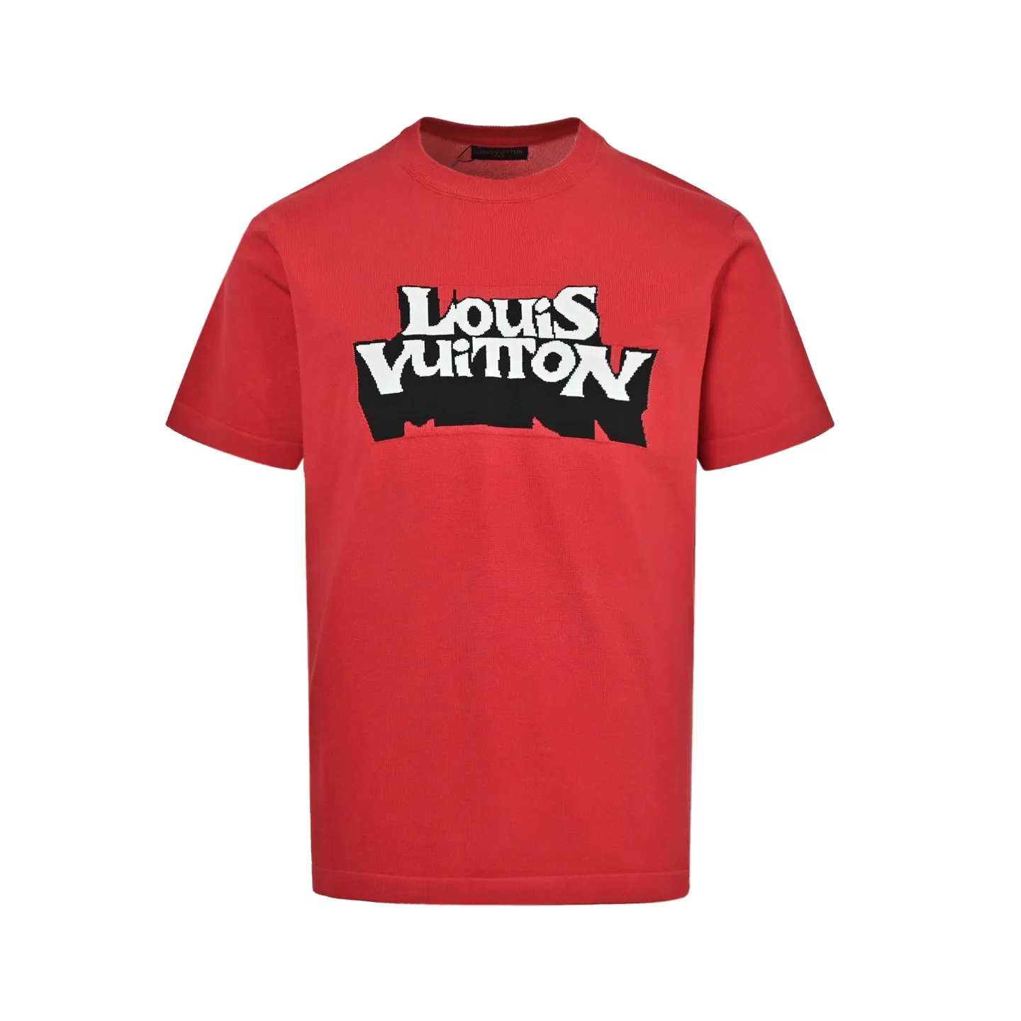 Louis Vuitton/Louis Vuitton letter ghost jacquard knitted short sleeves